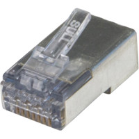 

Platinum Tools ezEX44 Shielded RJ45 Internal Ground CAT6 Connector, 50 Pieces/Jar