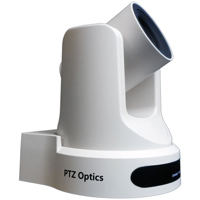

PTZOptics 2MP Full HD Indoor PTZ Camera, 20x Optical Zoom, 1920x1080 at 60fps, 3G-SDI, HDMI, IP Streaming, CVBS, 60.7 degree FOV, White