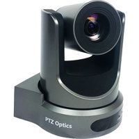 

PTZOptics 20X-USB 2.12MP 1080p Full HD Video Conferencing PTZ Camera, 20x Optical Zoom, 30fps, RJ-45 H.264, 60.7 Degree FOV, HDMI, USB 3.0, IP Streaming, CVBS Video Output Interfaces, Gray