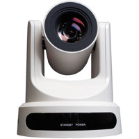 

PTZOptics 2MP Full HD Indoor PTZ Camera, 20x Optical Zoom, 1920x1080 at 60fps, USB 3.0, HDMI, IP Streaming, CVBS, 60.7 degree FOV, White