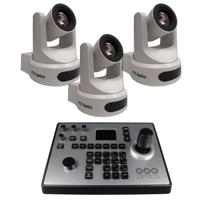 

PTZOptics 30x Optical Zoom Broadcast & Conference Camera, HDMI, 3G-SDI, IP Streaming, CVBS, White - With PTZOptics Third generation 4D IP Joystick & Keyboard Controller, PoE Support