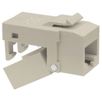 

Platinum Tools EZ-SnapJack Cat5e, Light Almond, 40-Pack