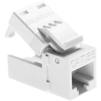 

Platinum Tools EZ-SnapJack Cat5e, White, 20-Pack, Jar