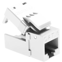 

Platinum Tools EZ-SnapJack Cat6, White, 40-Pack