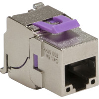 

Platinum Tools Shielded Tool-Less Keystone Cat6A Jack