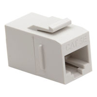 

Platinum Tools Keystone Cat5e Data Coupler, White, 10-Pack, Bag