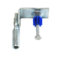 

Platinum Tools Angle Clip with 1/4"-20 RT Threaded Rod Hole & Powder Actuated Nail, 100-Pack (Box)