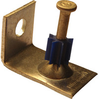 

Platinum Tools Angle Clip with Powder Actuated Pin & 1/4" Hole, 100-Pack (Box)
