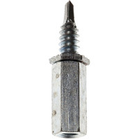 

Platinum Tools Threaded Rod with 1/4"-20 Male Coupler & 3/4" Self Drill Screw, Metal Applications, 100-Pack (Box)