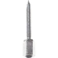 

Platinum Tools Threaded Rod with 3/8"-16 Male Coupler & 2" Long Sharp Point Screw, Wood Applications, 100-Pack (Box)