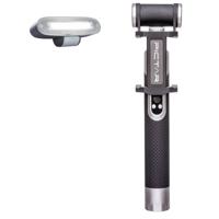 

Pictar Smart Light Selfie Stick with Rechargeable Battery, Silver Black