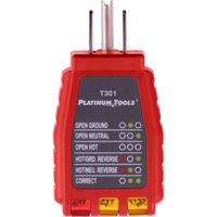 

Platinum Tools 110V Outlet Tester