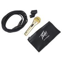 

Peavey PVi 2G XLR Dynamic Unidirectional Handheld Cardioid Microphone with 19.68' (6m) XLR Cable, Carry Pouch, Mic Clip, Gold Finish