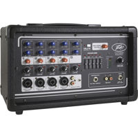 

Peavey PV 5300 4-Input Channel 200 Watt Powered Mixer Amplifier, 1/4" / XLR, 50Hz to 20kHz Mic to Amp, 120V AC Power