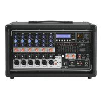 

Peavey PV i 6500 6-Input Channel 400Watt Mixer Amplifier, 50Hz - 20kHz Mic to Amp, with SDCard / USB MP3 / Bluetooth Player, 120V AC Power