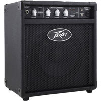 

Peavey MAX 158 20W RMS Practice Bass Guitar Combo Amplifier, 1/8" AUX Input, 1/8" Phones Output, 8" Speaker, 120V AC Power