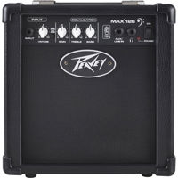 

Peavey MAX 126 Bass Combo Guitar Amplifier, 10 Watts (RMS) into 4 Ohms, 6.5" Speaker, Low and High EQ Controls, 1/4" Headphone Jack