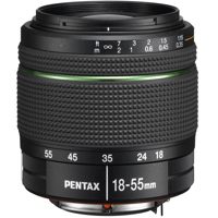 

Pentax SMCP-DA 18-55mm f/3.5-5.6 AL WR (Weather Resistant) Autofocus Zoom Lens for Digital SLRs.