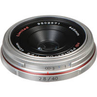 

Pentax SMCP-DA 40mm f/2.8 ED HD Limited Edition Pancake Lens for DSLR Cameras - Silver, U.S.A. Warranty