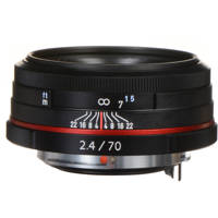 

Pentax SMCP-DA 70mm f/2.4 ED Limited Edition Lens for DSLR Cameras - Black, U.S.A. Warranty