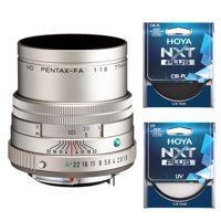 

Pentax HD Pentax-FA 77mm f/1.8 Limited Lens, Silver Bundle with Hoya NXT Plus UV and CPL Filter