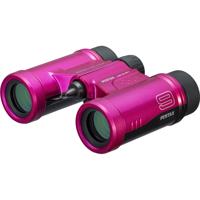 

Pentax 9x21 UD Weather Resistant Roof Prism Binocular with 6 Degree Angle of View, Pink
