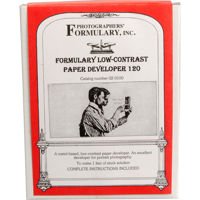 

Photographers' Formulary 120 Low Contrast Paper Developer, Makes 3Lt Solution