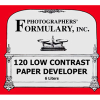 

Photographers' Formulary 120 Low Contrast Paper Developer, Makes 6Lt Solution