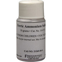 

Photographers' Formulary 10g Ferric Ammonium Sulfate