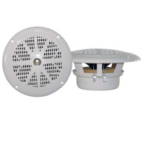 

Pyle PLMR41 4" Dual Cone Waterproof Stereo Speaker System, Pair, White