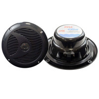 

Pyle PLMR60 6.5" Dual Cone Waterproof Stereo Speaker System, Pair, Black