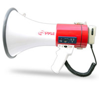 

Pyle PMP57LIA Professional Megaphone with Rechargeable Battery and Built-in USB Flash/SD Memory Card Readers