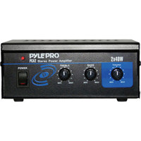 

Pyle Mini 2x40W Stereo Power Amplifier, 110/220 Voltage Selector, RCA Inputs