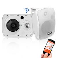 

Pyle PDWR64BTW 6.5" Indoor/Outdoor Bluetooth Speaker, 800W Peak, White, Pair