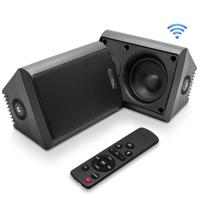 

Pyle PDWR66IFBBK 6.5" 2-Way Wall Mount Speakers with Bluetooth Audio RF Streaming, 300W Max Power, Black, Pair