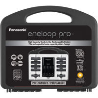 

Panasonic eneloop pro High Capacity Power Pack with 8AA, 2AAA NiMH Batteries and Advanced Individual Battery Charger
