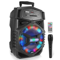

Pyle PPHP1264A 12'' 1000 Watt Portable Bluetooth PA Karaoke Speaker System with Wired Microphone