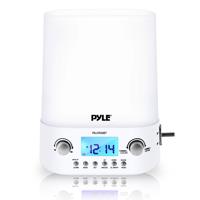 

Pyle PILCR34BT Therapy Sound Machine Bluetooth Speaker System with Alarm Clock, Radio, Night Light and Relaxing Nature Sounds