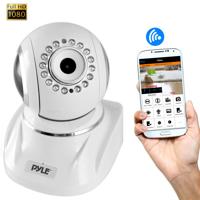 

Pyle PIPCAMHD82 2MP 1080p Full HD Indoor Wireless P2P Network Camera with 3.6mm Lens, 30 fps, 33' Night Vision, H.264, MJPEG, White