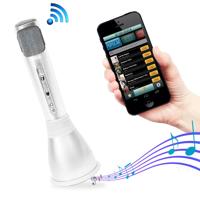 

Pyle PKRK68MC Bluetooth Karaoke Handheld Microphone Speaker System with Wireless Megaphone-Style Mic Broadcasting