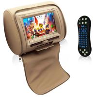 

Pyle PL74D 7" Headrest Pillow Display Monitor with Built-In Multimedia Disc Player, 1440x234, Tan