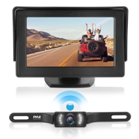 

Pyle PLCM4585WIR Backup Camera & Video Monitor System, Includes 4.3" Monitor, Backup Camera and Wireless Transmitter/Receiver Cable
