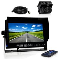 

Pyle PLCMTRDVR41 DVR Video Camera HD Recording Driving System, Includes 7" Display Monitor, Waterproof Night Vision Cam, Backup/Reverse Visual Assistance Kit