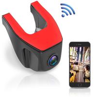 

Pyle Compact 1080p Windshield Video Recording Wi-Fi Dash Camera with Smartphone App Control