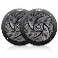 

Pyle PLMRS5B 5.25" 180W 2-Way Waterproof Low-Profile Marine Speaker, Black, Pair