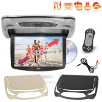 

Pyle PLRD146 13.3" Flip-Down Roof Mount TFT LCD Monitor with Multimedia Disc Player, 1280x800