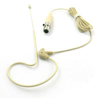 

Pyle 4-Pin XLR Ear-Hanging Omni-Directional Microphone for Shure Systems, 20Hz-20kHz Frequency, 2K Impedance, 130dB Input SPL