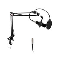 

Pyle PMKSH01 Desktop Suspension Microphone Boom Stand with Scissor Spring Arm and Shock Mount, 2.26' Extension Arm