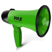 

Pyle PMP22 20W Compact and Portable Megaphone Speaker with Siren Alarm Mode, Battery Operated, Green