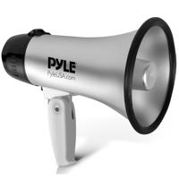 

Pyle PMP23 20W Compact and Portable Megaphone Speaker with Siren Alarm Mode, Battery Operated, Gray
